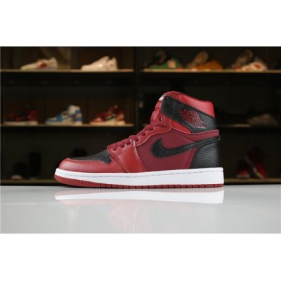 Nike Erkek Air Jordan 1 Mid Kırmızı / Siyah Basketbol Ayakkabısı Türkiye - 657RBXTS